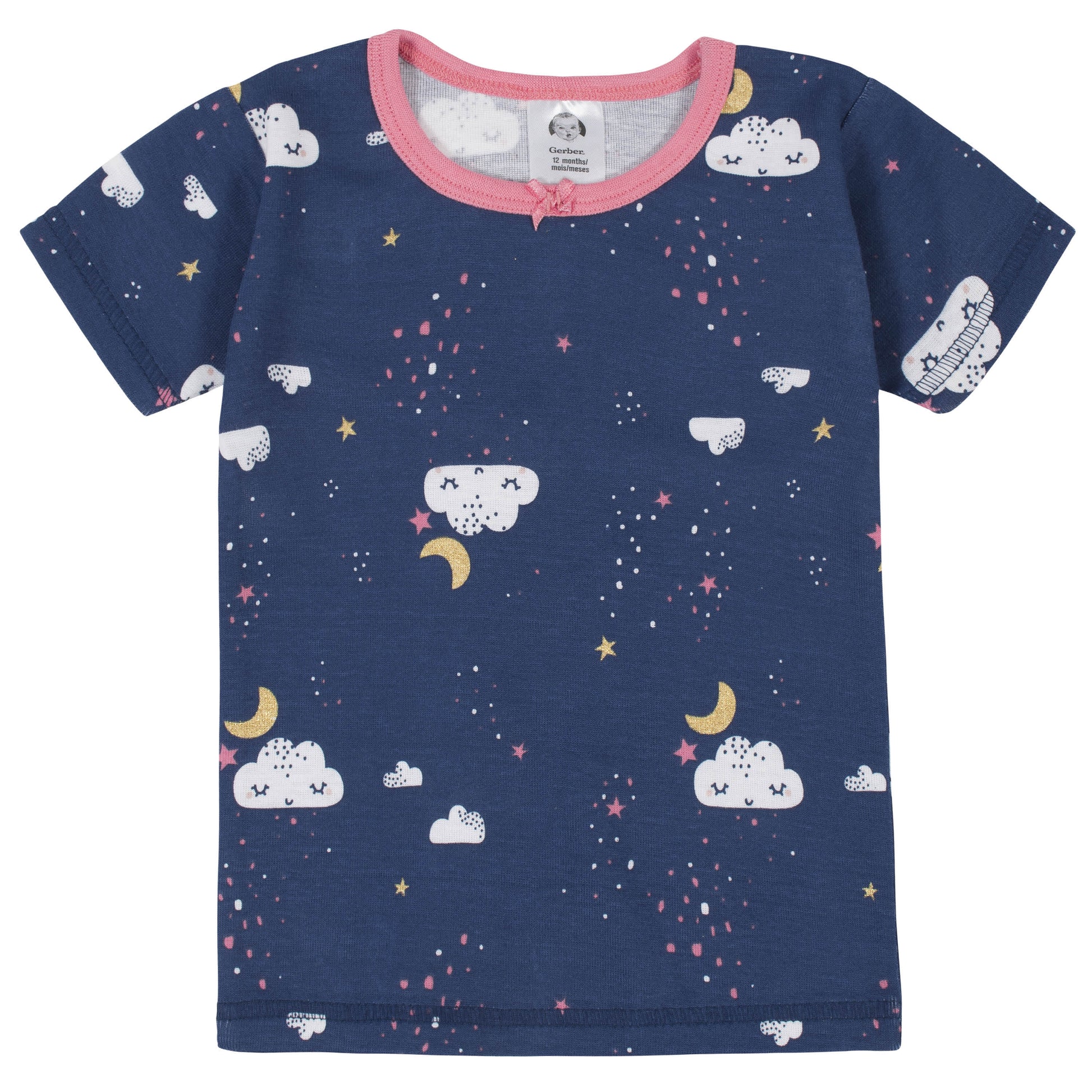 4-Piece Baby & Toddler Girls Dreams Snug Fit Cotton Pajamas-Gerber Childrenswear