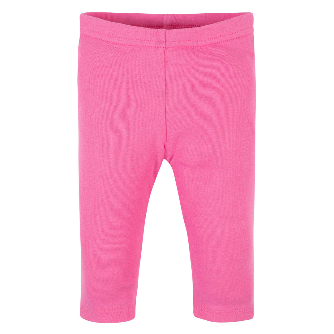 3-Pack Baby Girls Floral & Pink Leggings – Gerber Childrenswear