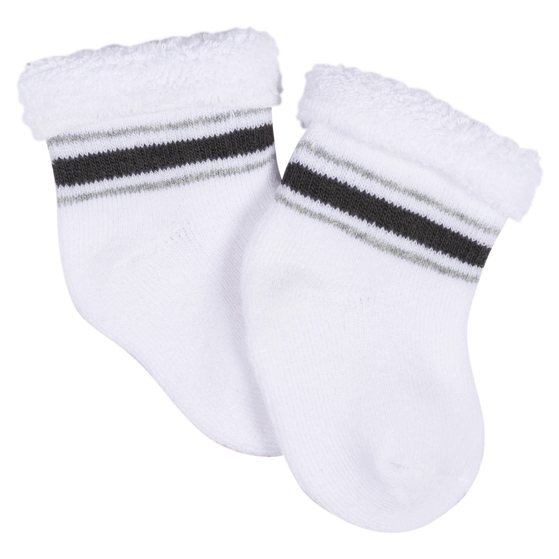 12-Pack Baby Boys Space Terry Wiggle Proof® Socks