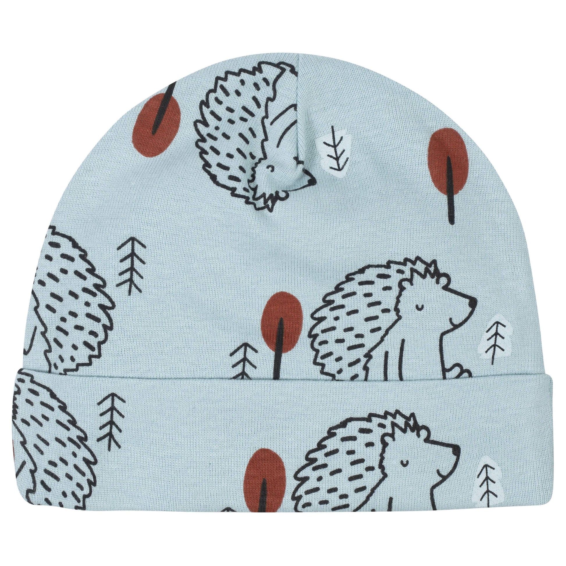 5-Pack Baby Boys Fox Caps-Gerber Childrenswear