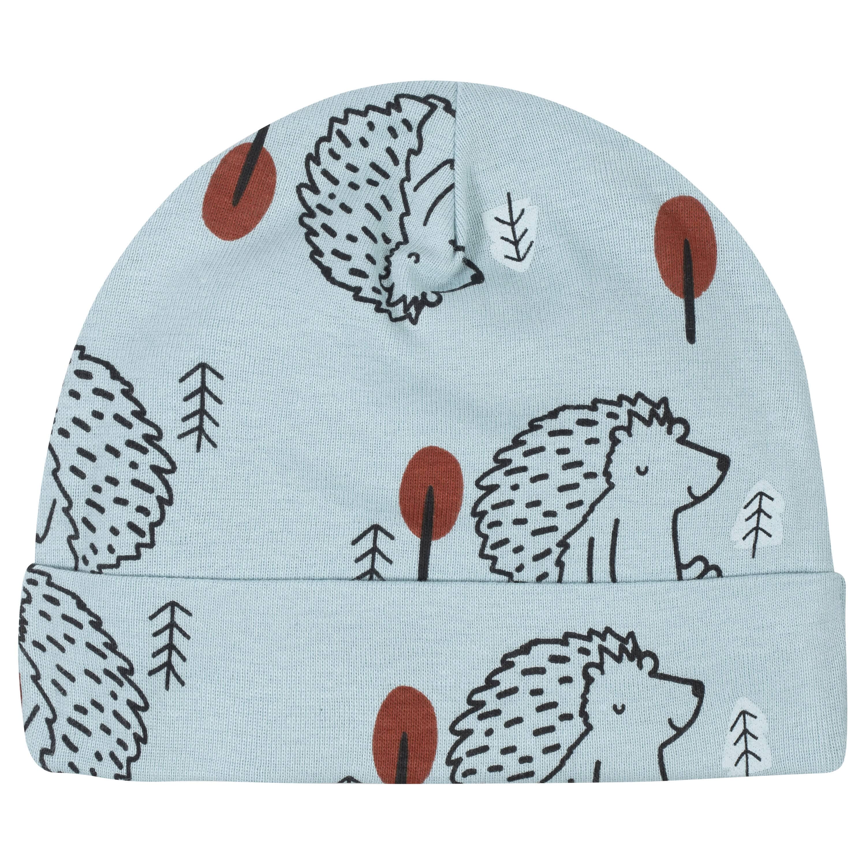 5-Pack Baby Boys Fox Caps-Gerber Childrenswear