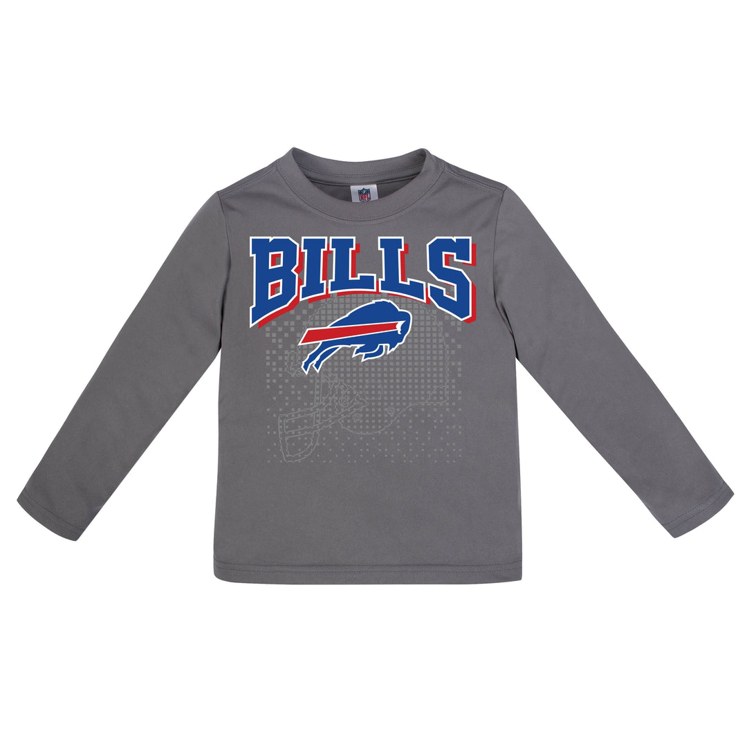 Buffalo Bills Boys Long Sleeve Tee Shirt-Gerber Childrenswear