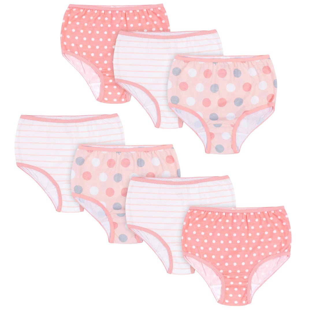 7-Pack Toddler Girls Dots & Stripes Panties – Gerber Childrenswear