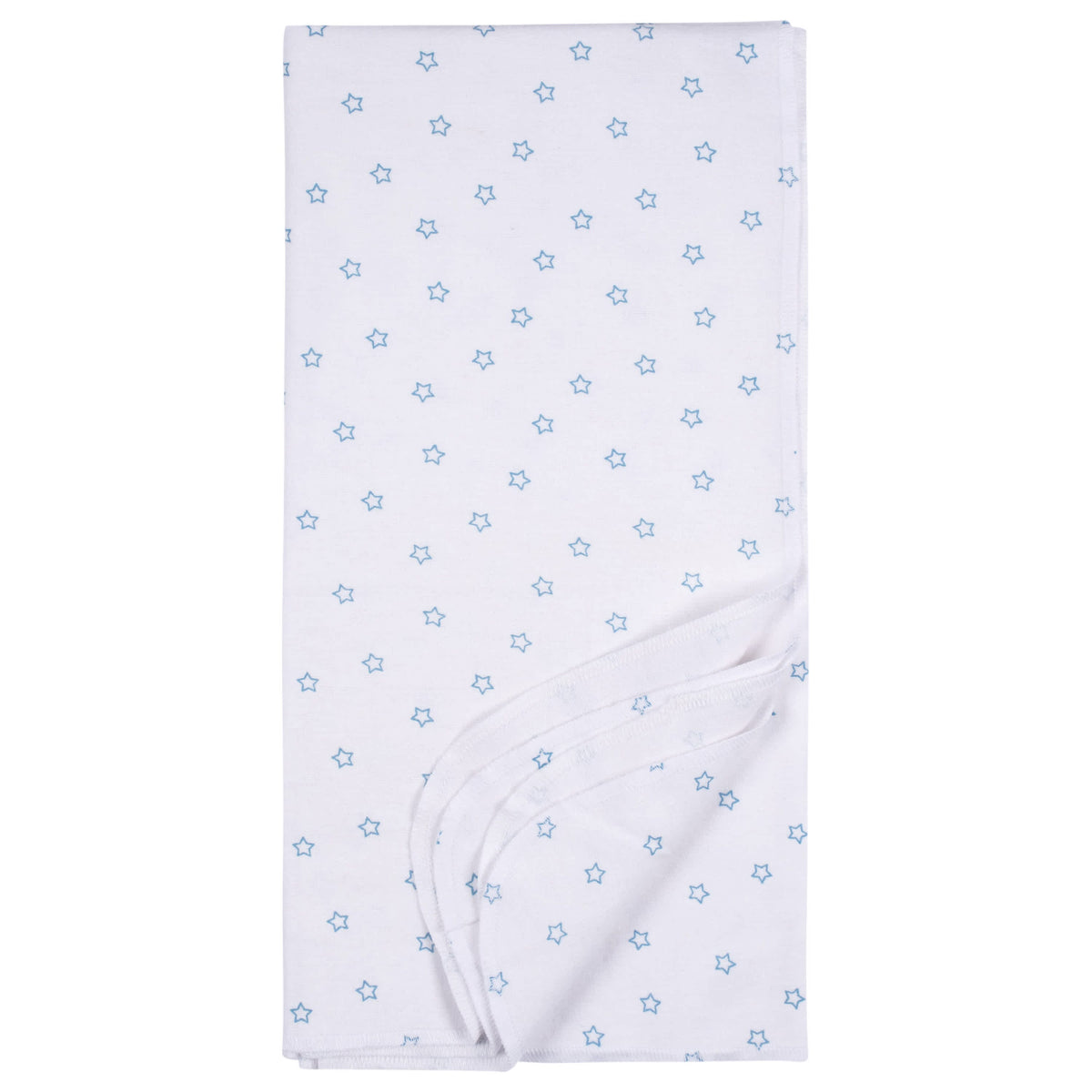 2-Pack Baby Boys Boy Stars Flannel Blankets
