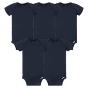 5-Pack Baby Navy Onesies® Bodysuits-Gerber Childrenswear
