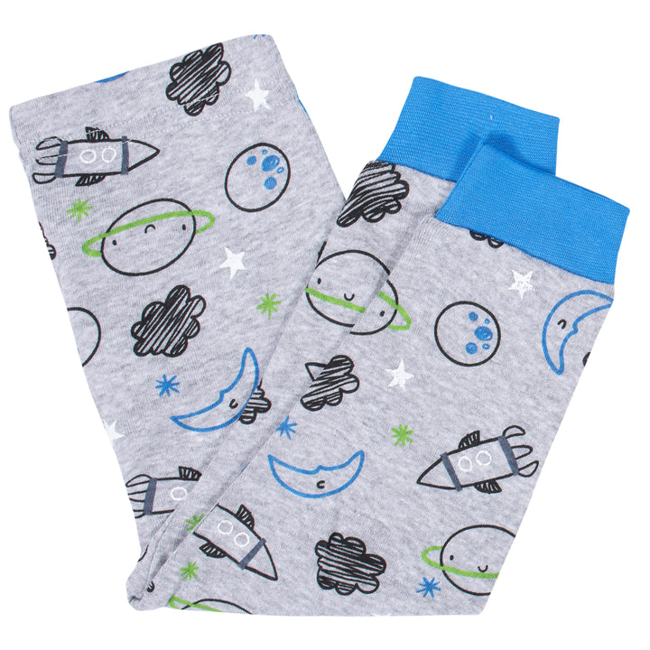 4-Piece Baby & Toddler Boys Space Snug Fit Cotton Pajamas-Gerber Childrenswear