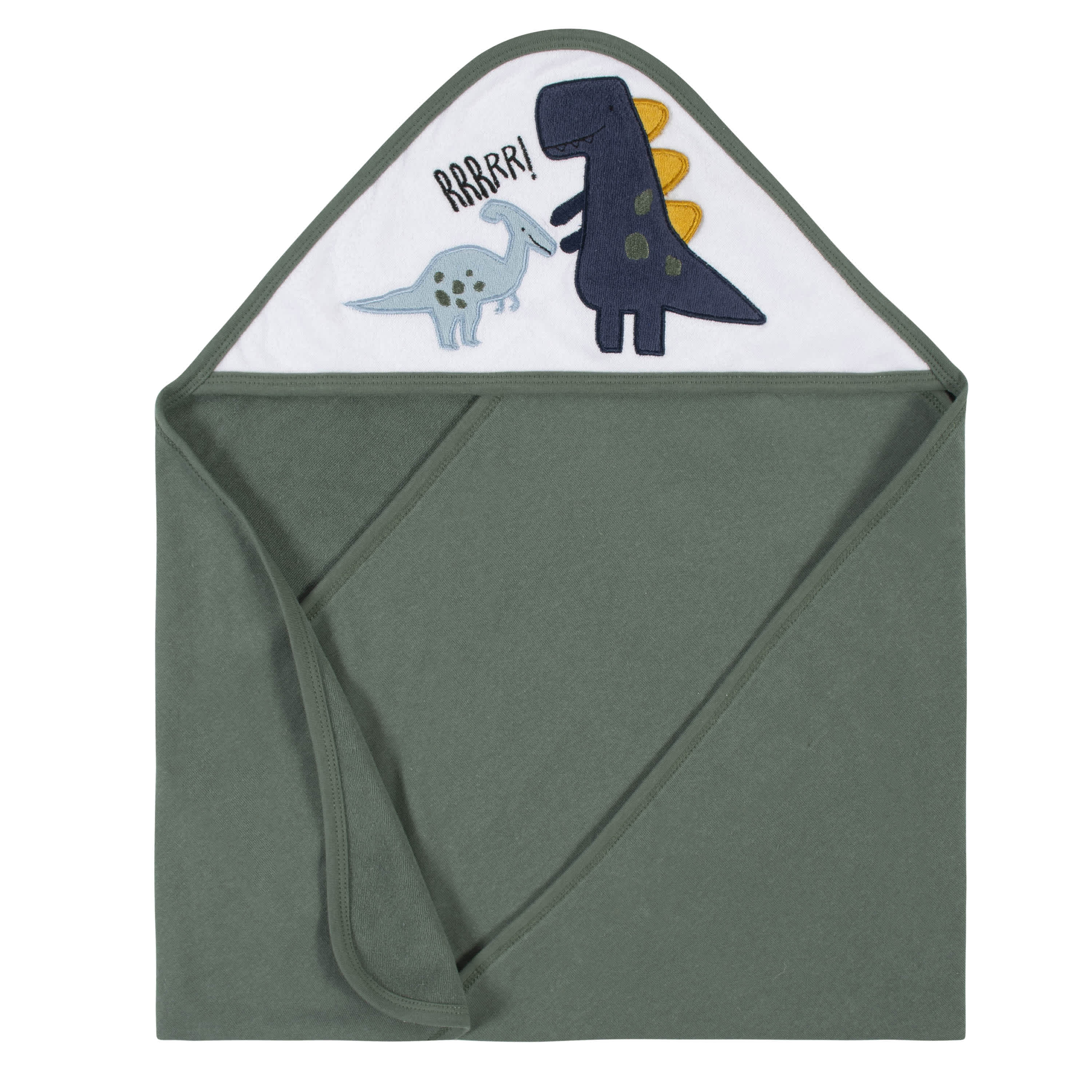 2-Pack Baby Boys Dino Hooded Towels-Gerber Childrenswear