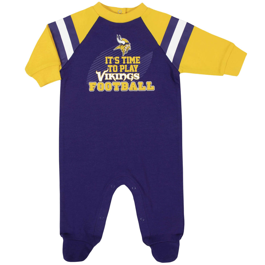 Minnesota Vikings Baby Boys Sleep 'N Play-Gerber Childrenswear