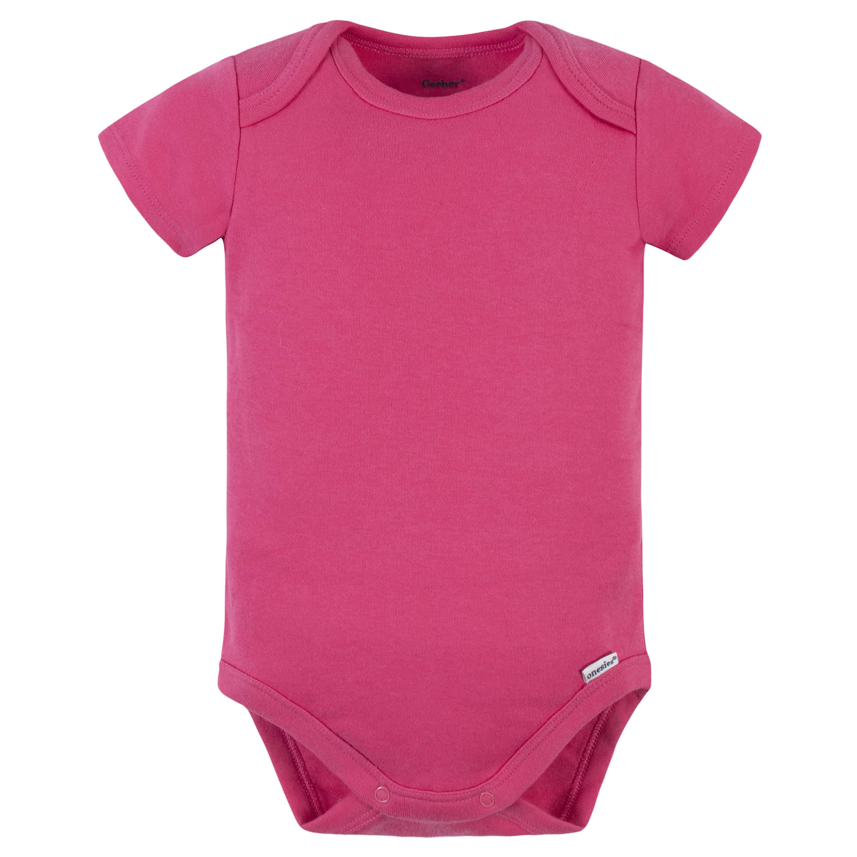 5-Pack Baby Hot Pink Premium Onesies® Bodysuits-Gerber Childrenswear