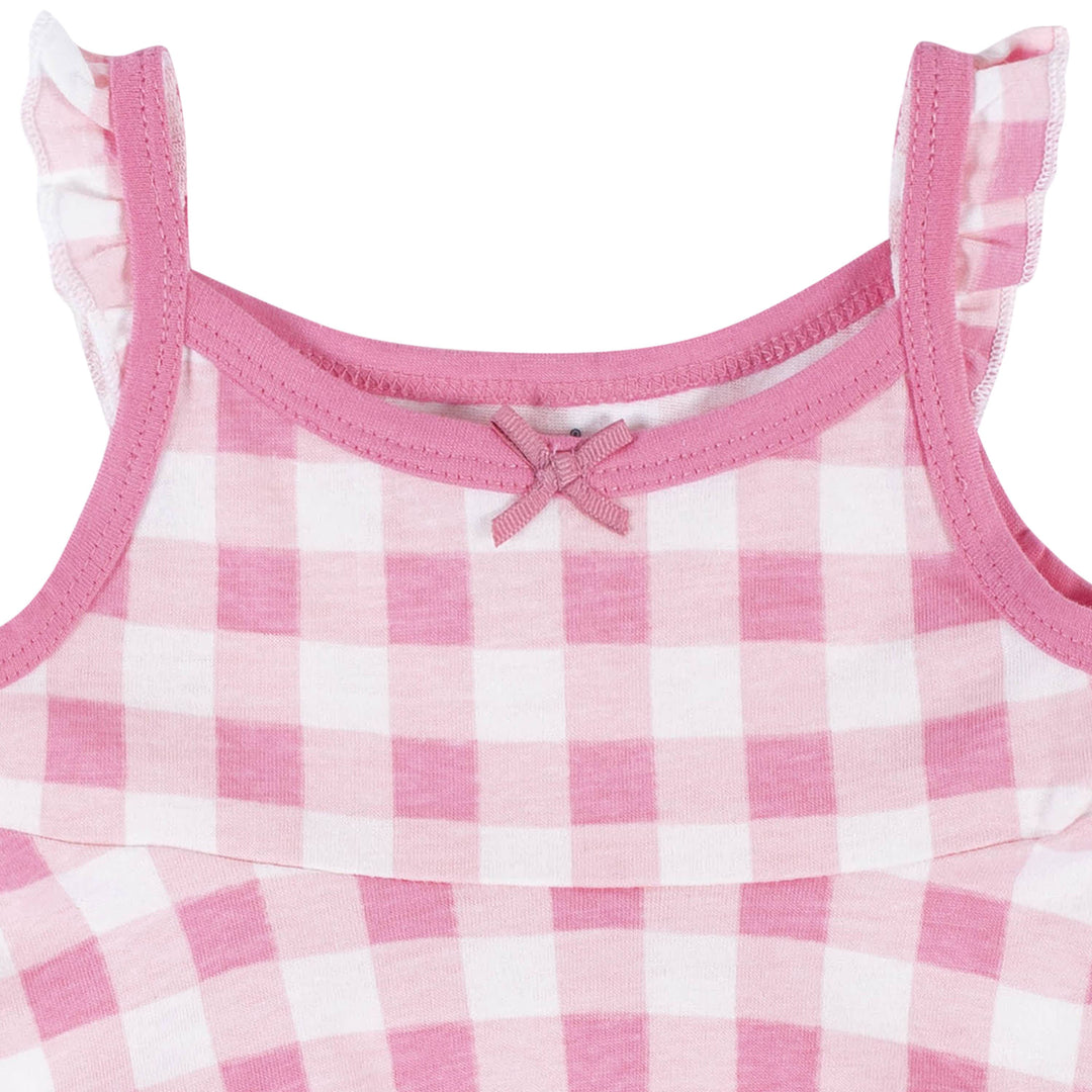 3-Piece Baby & Toddler Girls Summer Blossom Dress, Diaper Cover & Sun Hat Set-Gerber Childrenswear