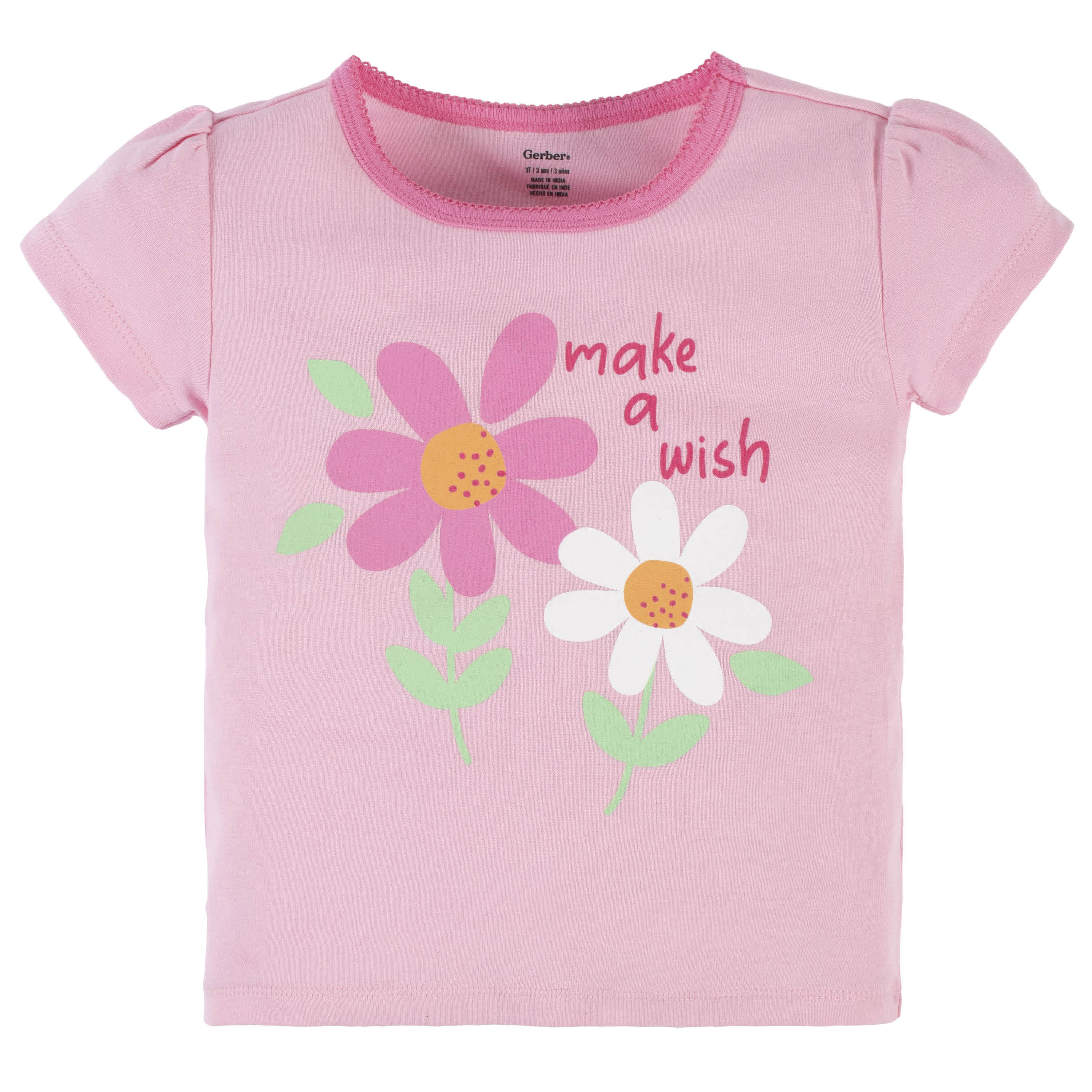 4-Piece Infant & Toddler Girls Summer Blossom Tees, Skort & Pants Set-Gerber Childrenswear