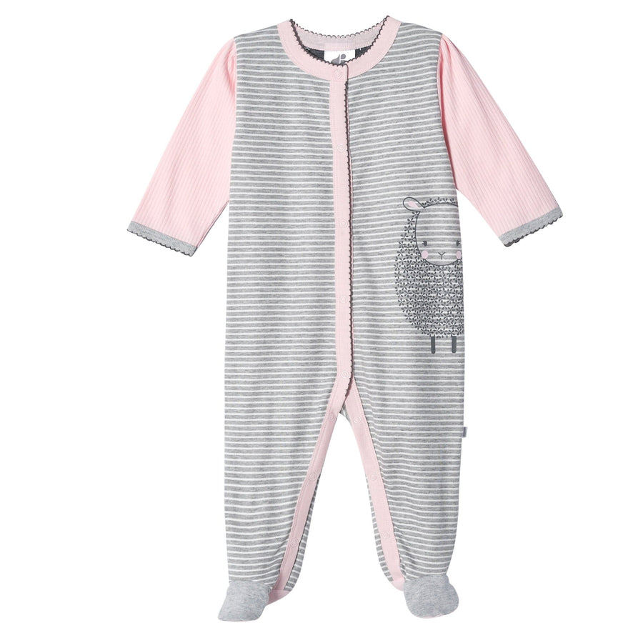 Organic Baby Girls Lil' Lamb Sleep 'n Play-Gerber Childrenswear