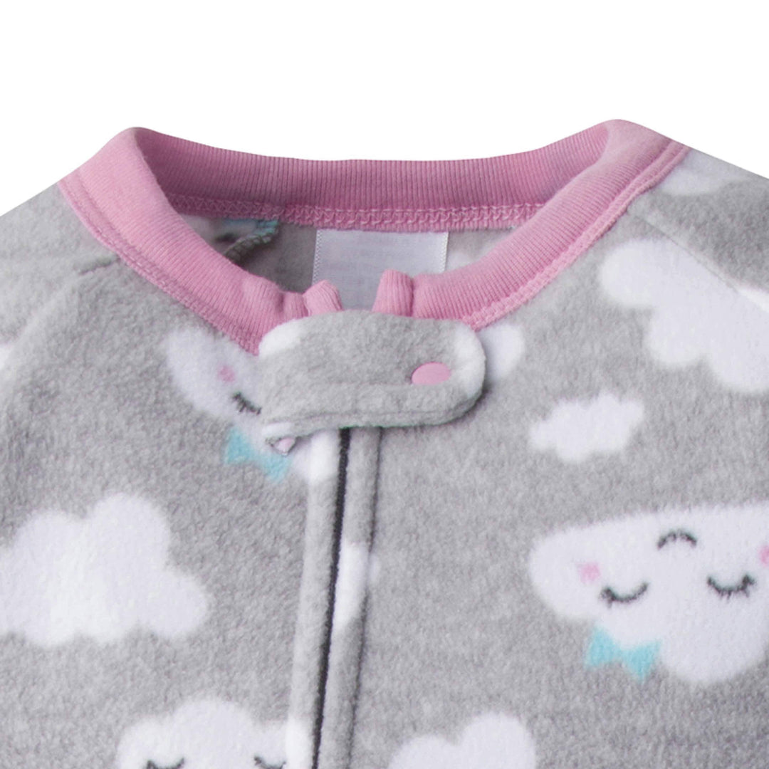 2-Pack Baby & Toddler Girls Dreaming Fleece Pajamas-Gerber Childrenswear