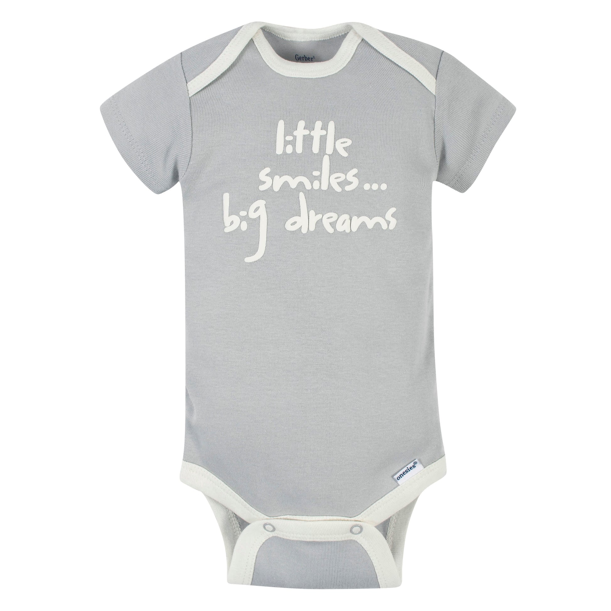 5-Pack Baby Neutral Safari Short Sleeve Onesies® Bodysuits-Gerber Childrenswear