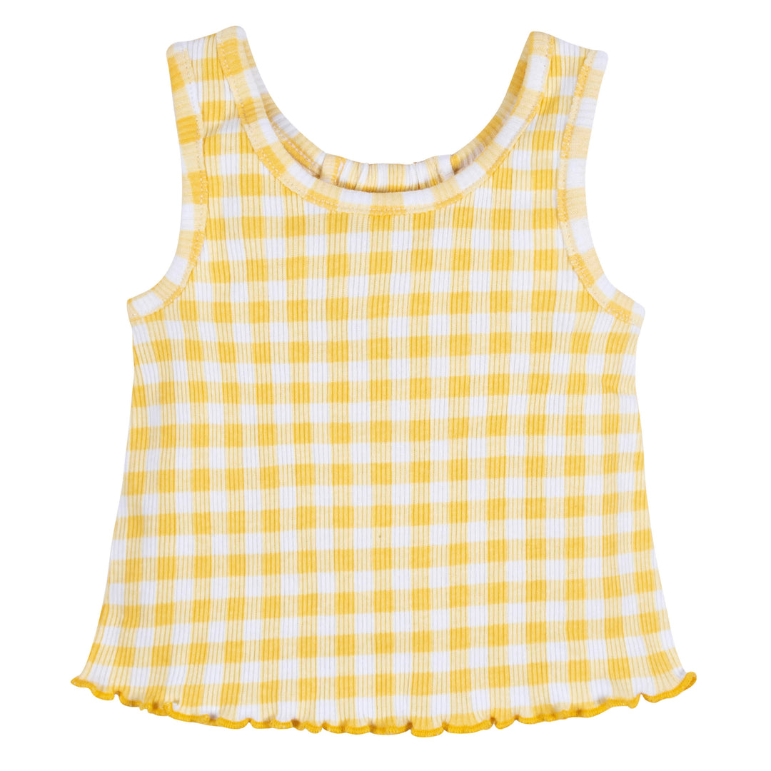 3-Pack Baby & Toddler Girls Picnic Day Dreams Racer Back Tank Tops-Gerber Childrenswear