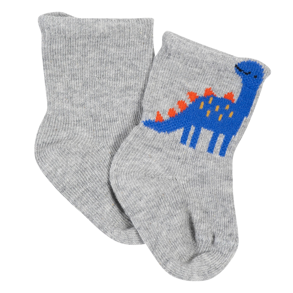 6-Pack Baby Boys Dino Wiggle-Proof™ Socks-Gerber Childrenswear
