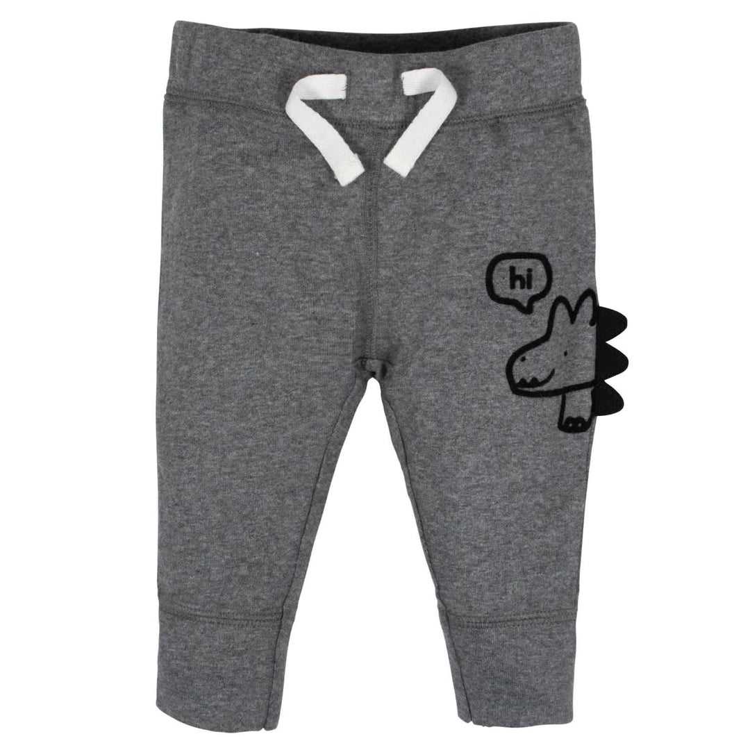 Gerber® Organic 2-Pack Baby Boys Dino Active Pants-Gerber Childrenswear