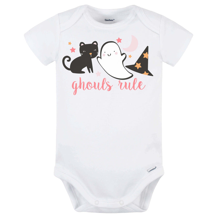 Baby "Ghouls Rule" Onesies® Bodysuit-Gerber Childrenswear