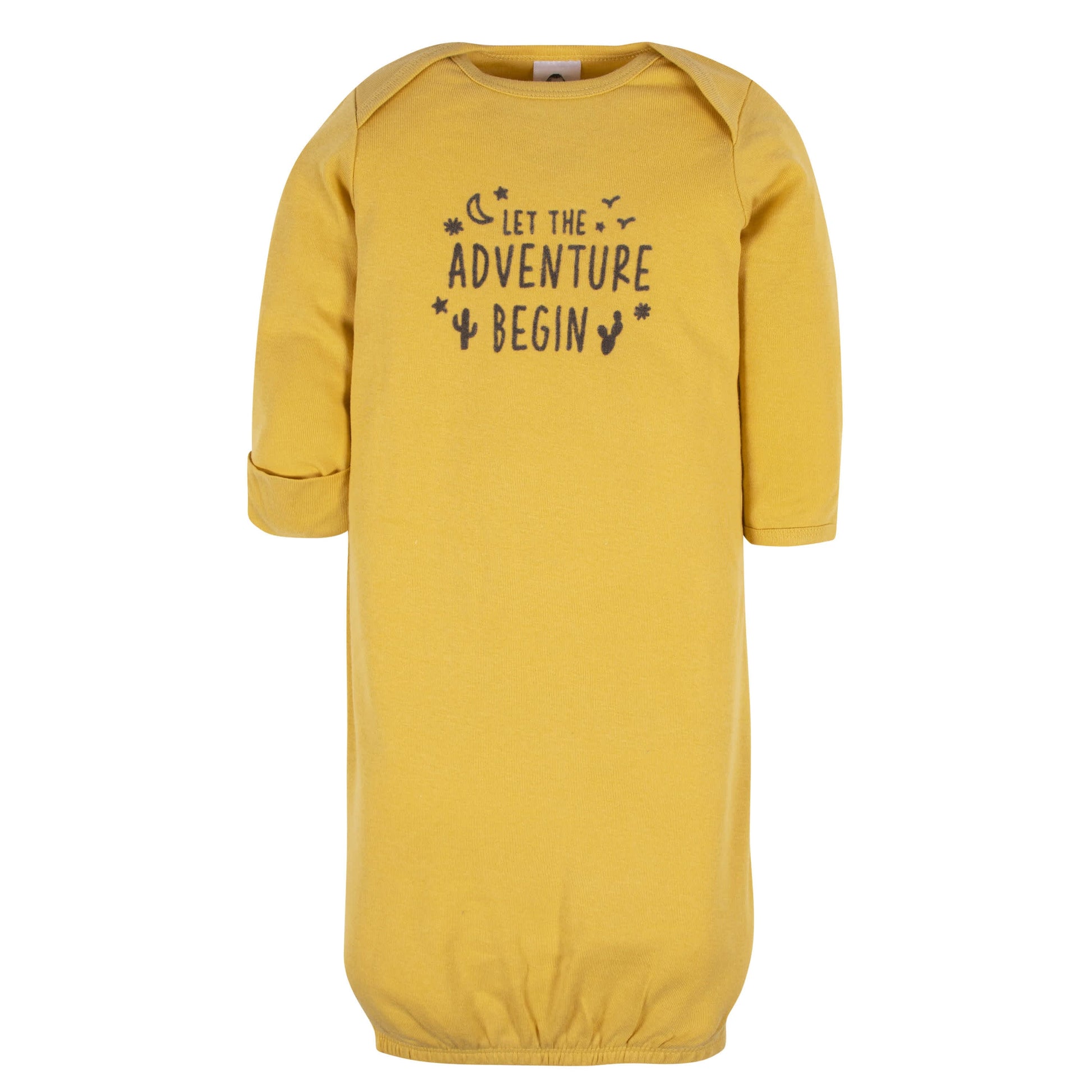 4-Pack Baby Neutral Southwest Gowns