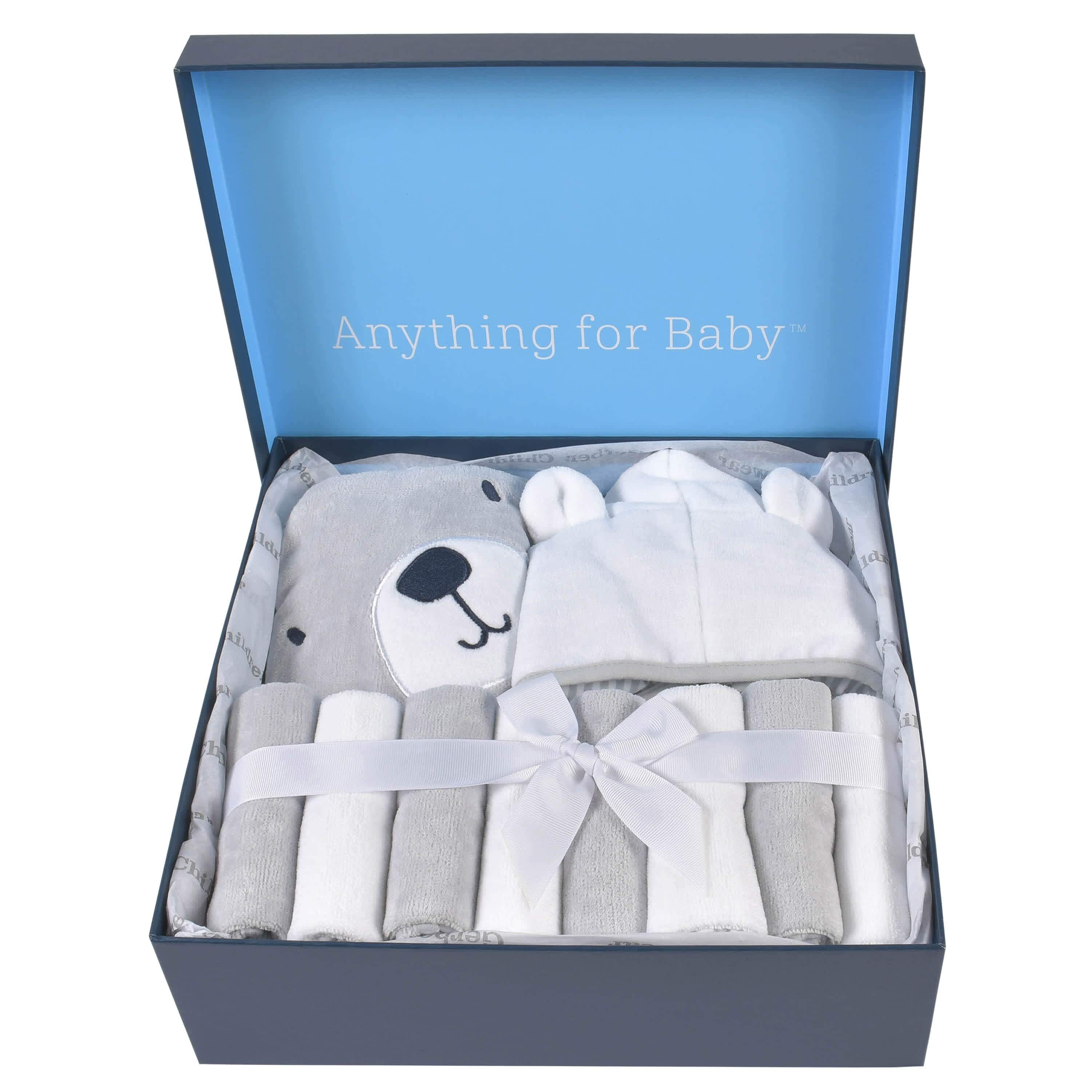 10-Piece Baby & Toddler Boys Bear Hooded Towel, Robe, & Washcloths Set-Gerber Childrenswear