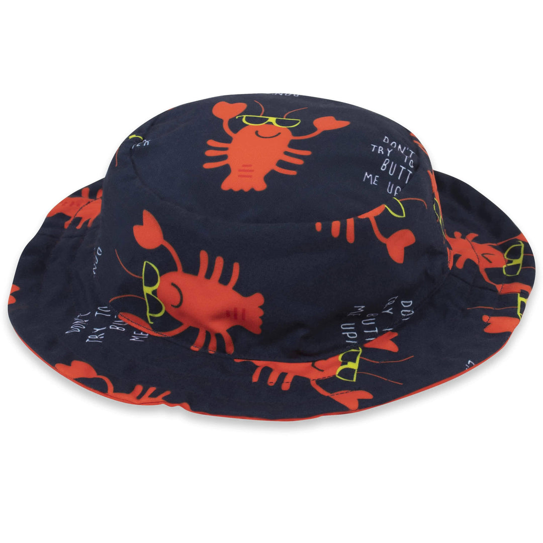 Boys Lobster Reversible Swim Hat-Gerber Childrenswear