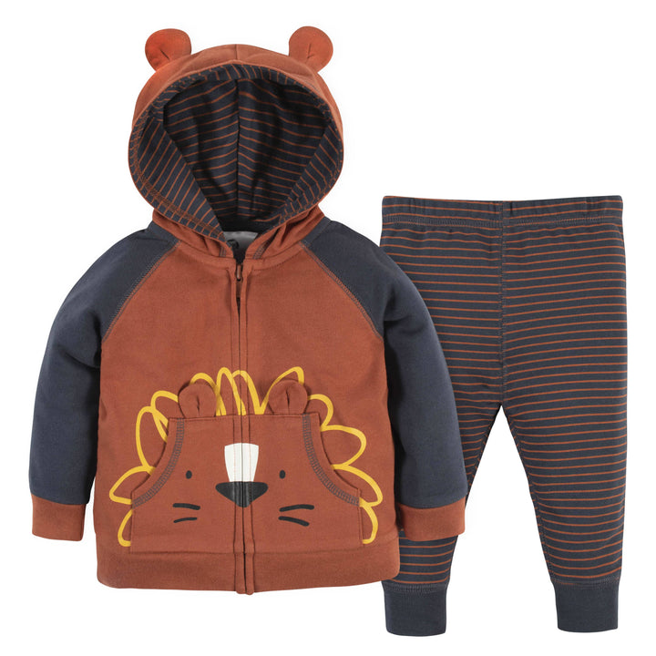 2-Piece Baby & Toddler Boys Roaring Adventure Hoodie & Active Pant Set-Gerber Childrenswear