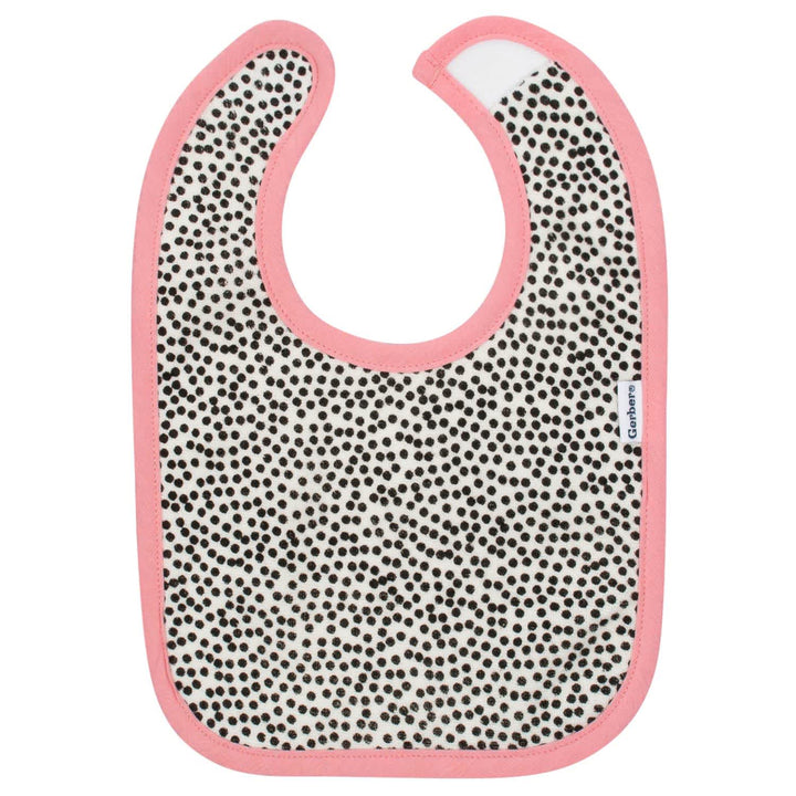 Gerber® Organic 3-Pack Baby Girls Bear Dribbler Bibs-Gerber Childrenswear