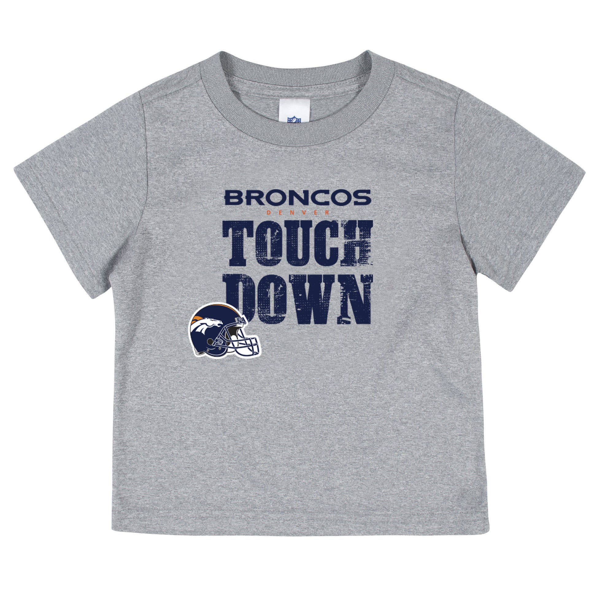 Denver Broncos 3-Pack Boys Short Sleeve Tee Shirts-Gerber Childrenswear