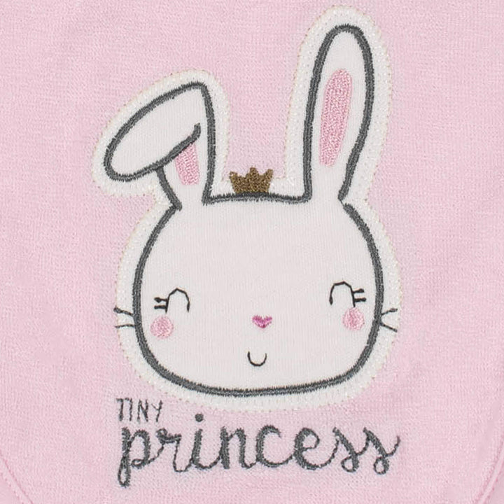 3-Pack Baby Girls Princess Terry Burp Cloths-Gerber Childrenswear