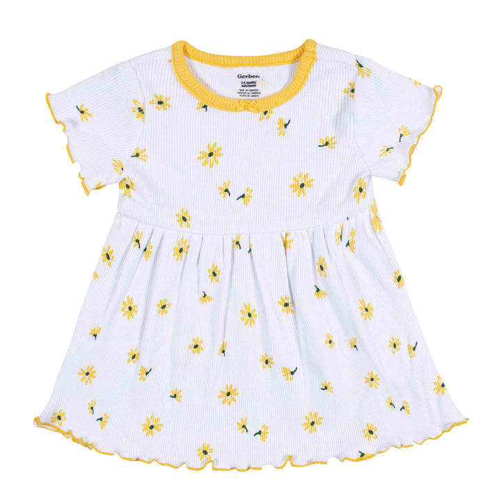 2-Pack Baby & Toddler Girls Picnic Day Dreams Short Sleeve Cotton Dresses-Gerber Childrenswear