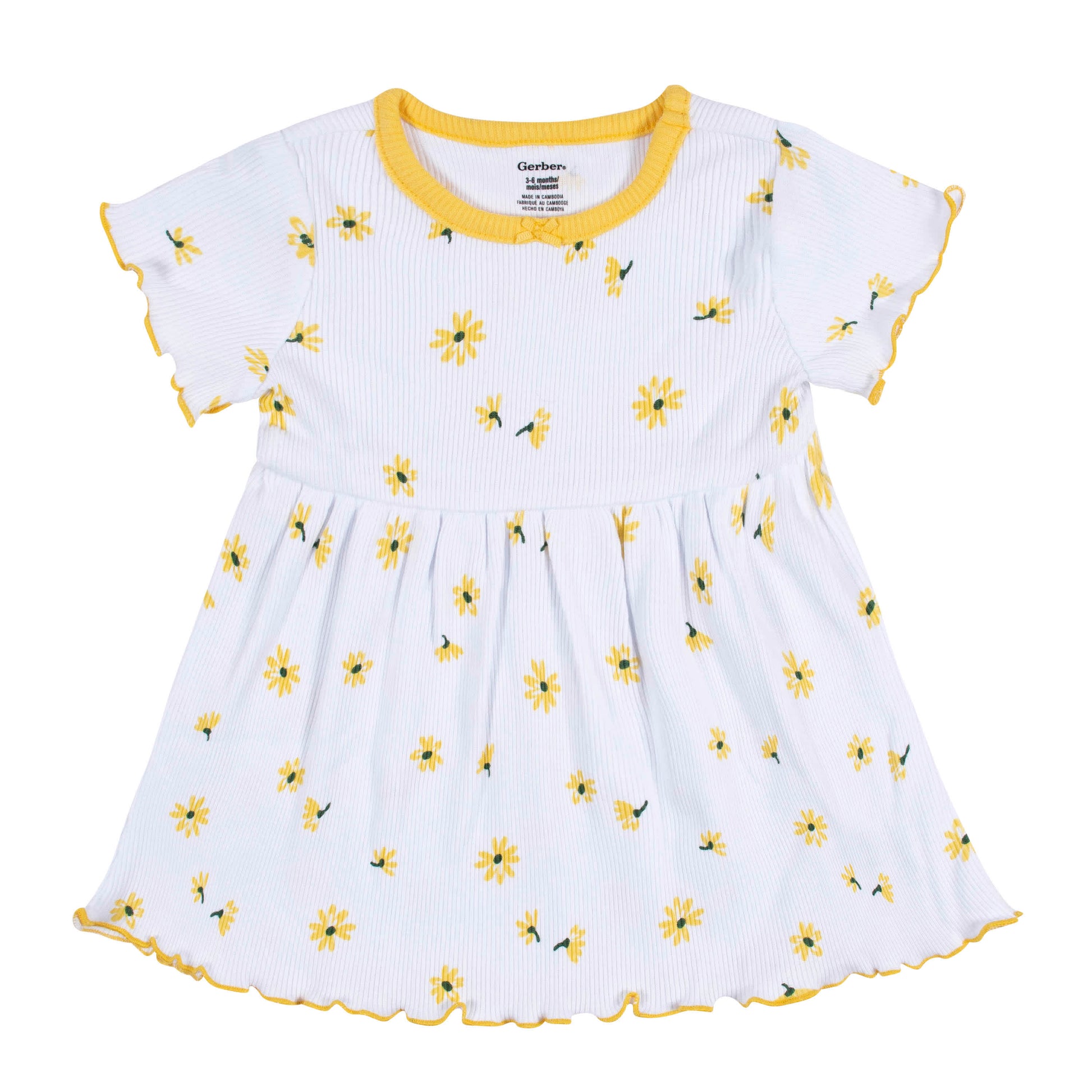 2-Pack Baby & Toddler Girls Picnic Day Dreams Short Sleeve Cotton Dresses-Gerber Childrenswear