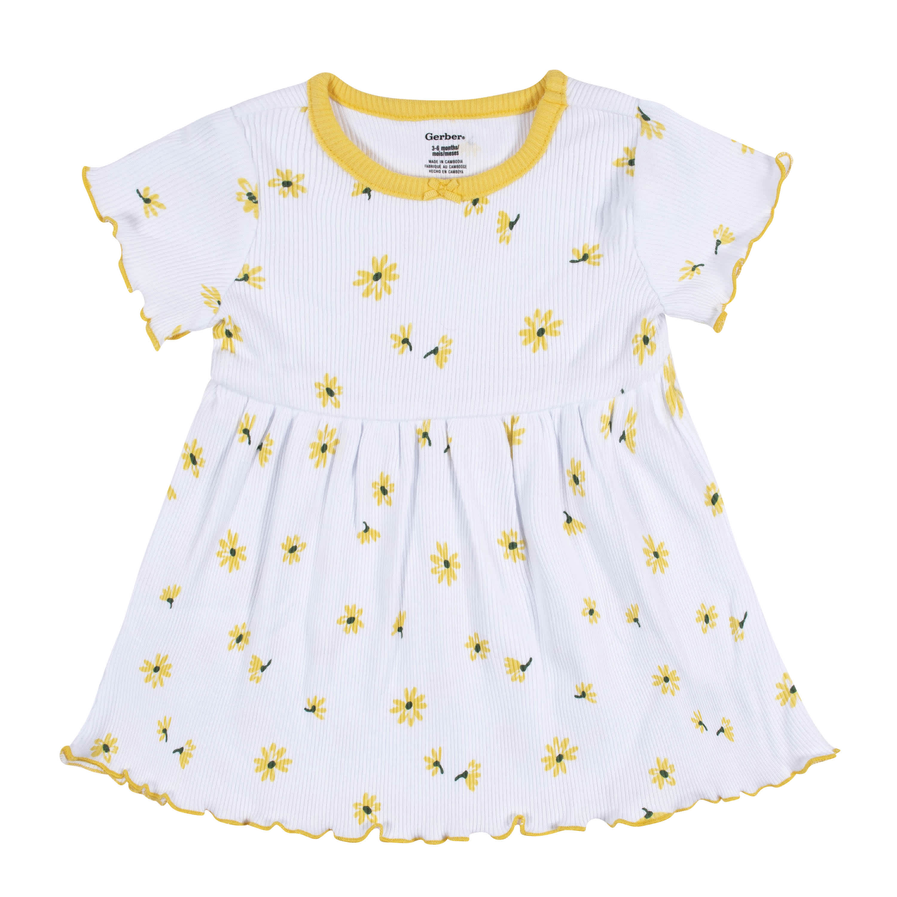 2-Pack Baby & Toddler Girls Picnic Day Dreams Short Sleeve Cotton Dresses-Gerber Childrenswear