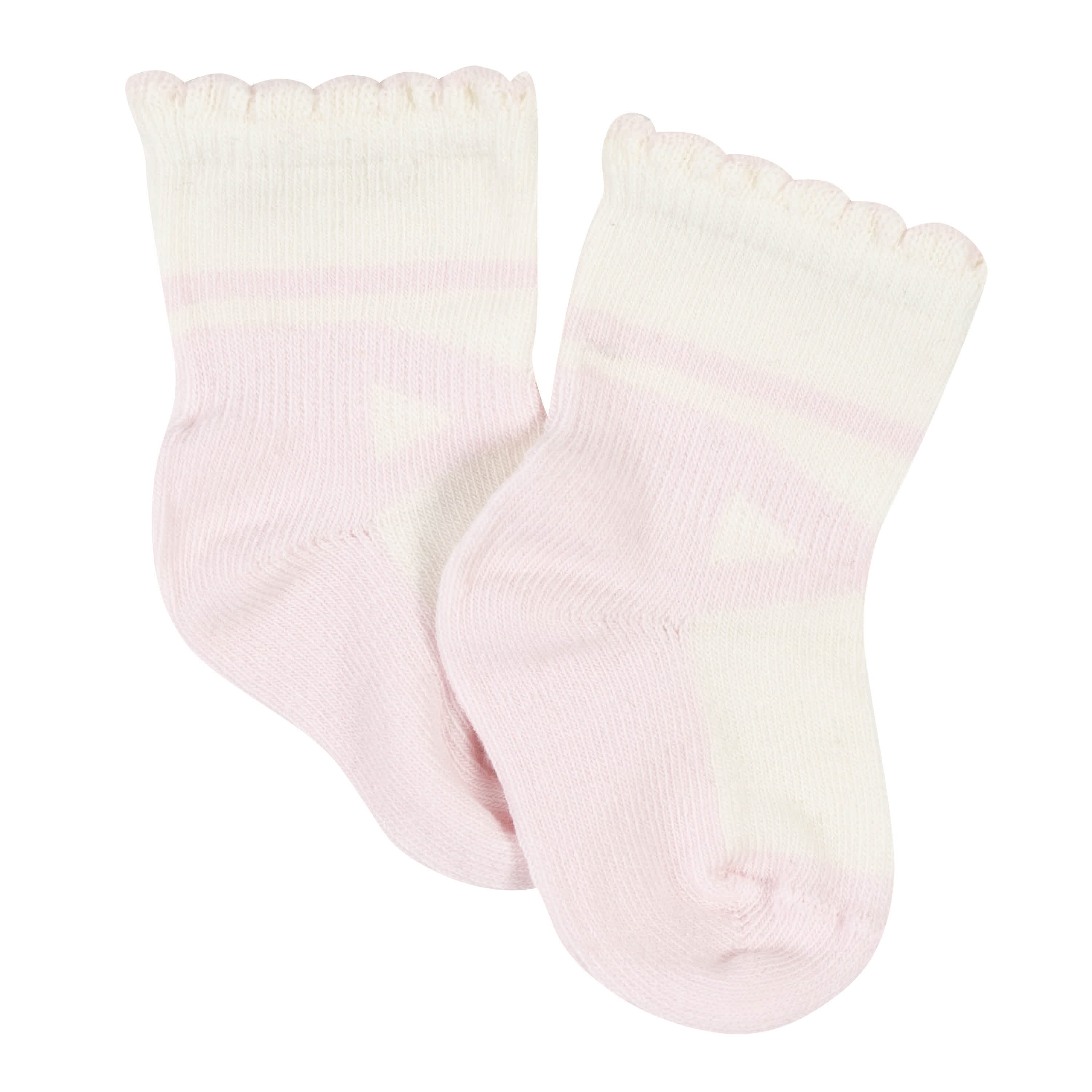 6-Pack Baby Girls Ballerina Wiggle-Proof™ Socks-Gerber Childrenswear