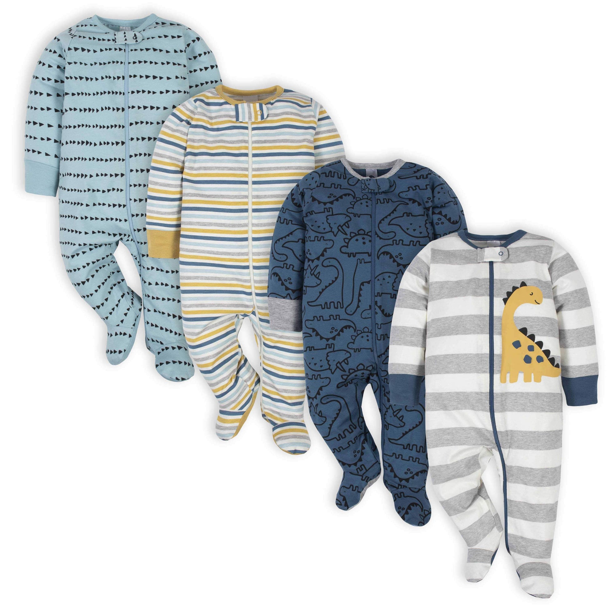 18-Piece Baby Boys Dinosaur Sleep 'N Play, Onesies® Bodysuit, and Burpcloth Set-Gerber Childrenswear