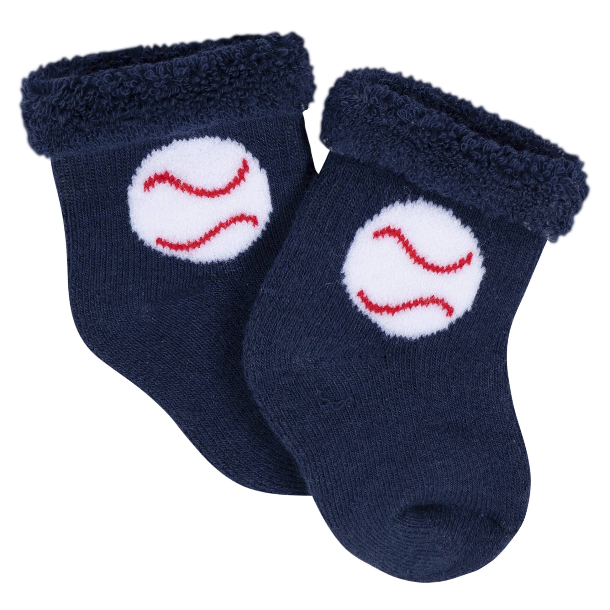 12-Pack Baby Boys Sports Terry Wiggle Proof® Socks