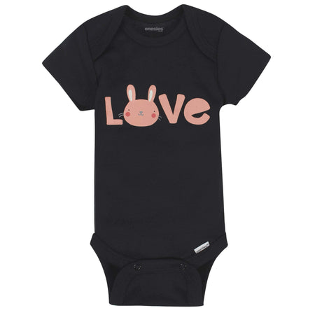 6-Piece Baby Girls Bunny Onesies® Brand Bodysuits & Pants Set