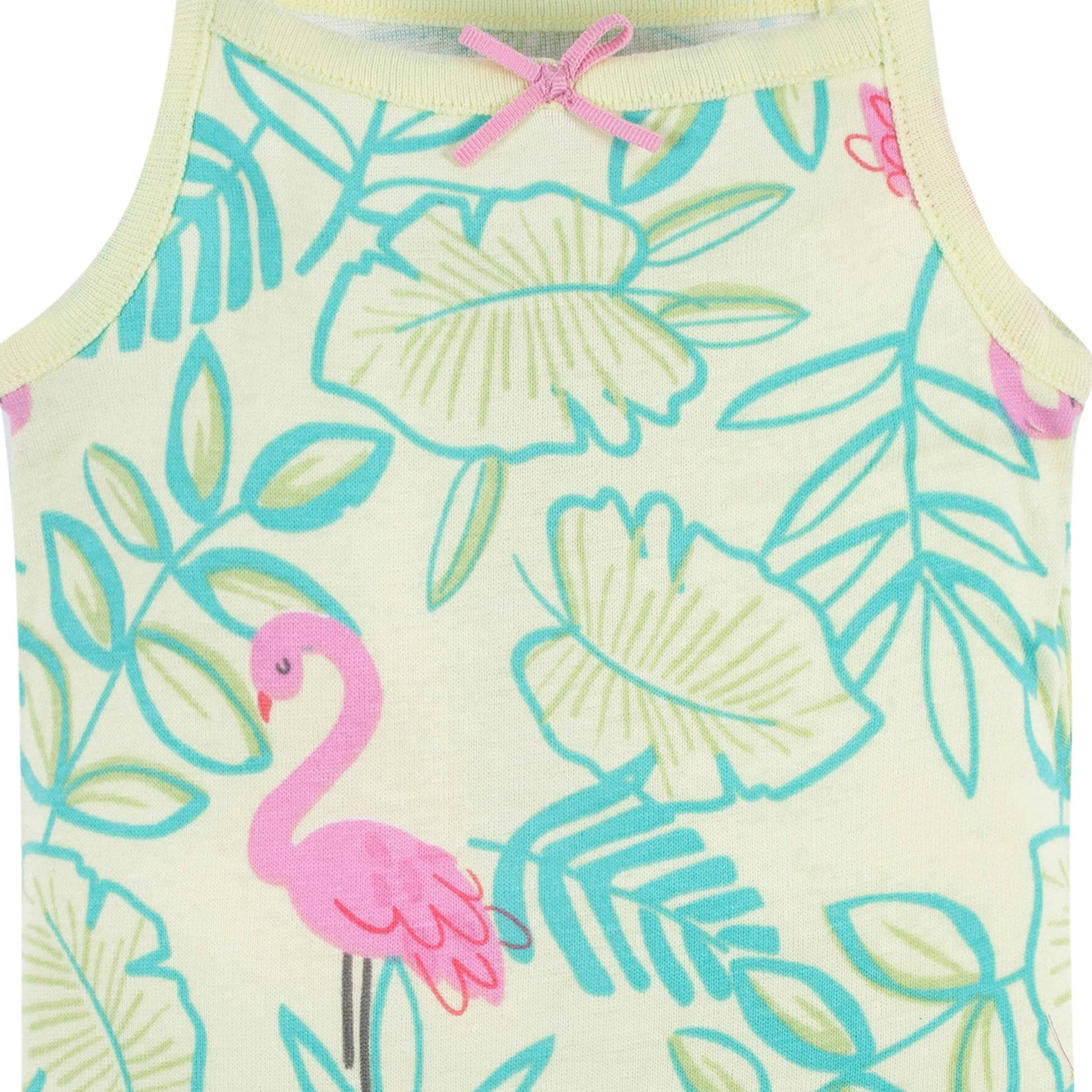 4-Pack Baby Girls Flamingo Fun Sleeveless Onesies® Bodysuits