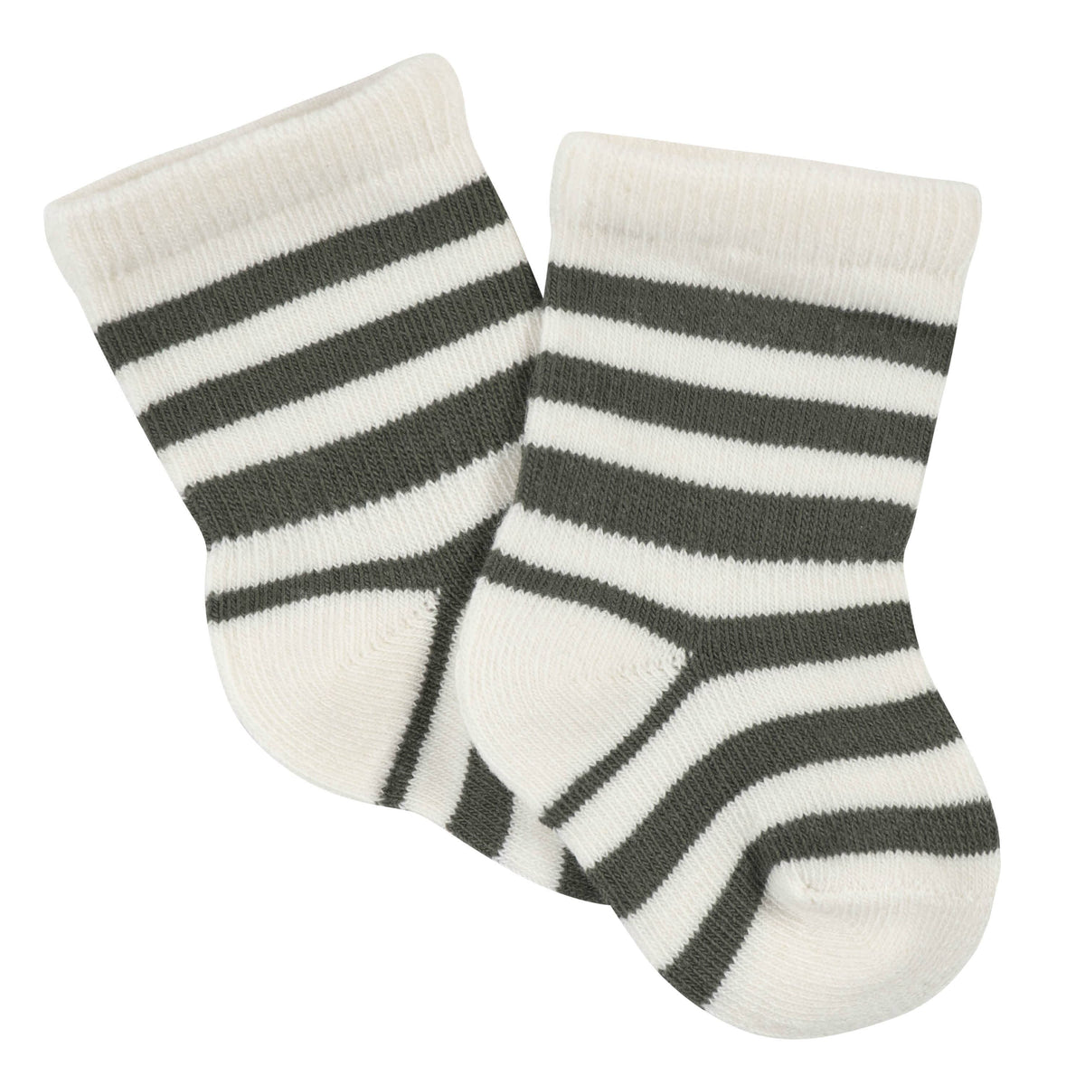 6-Pack Baby Boys Bear Wiggle-Proof™ Jersey Crew Socks-Gerber Childrenswear
