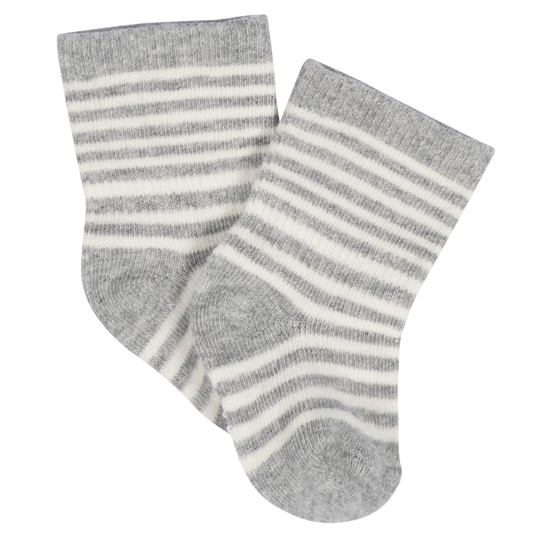 8-Pack Baby Neutral Happy Veggies Jersey Wiggle Proof® Socks
