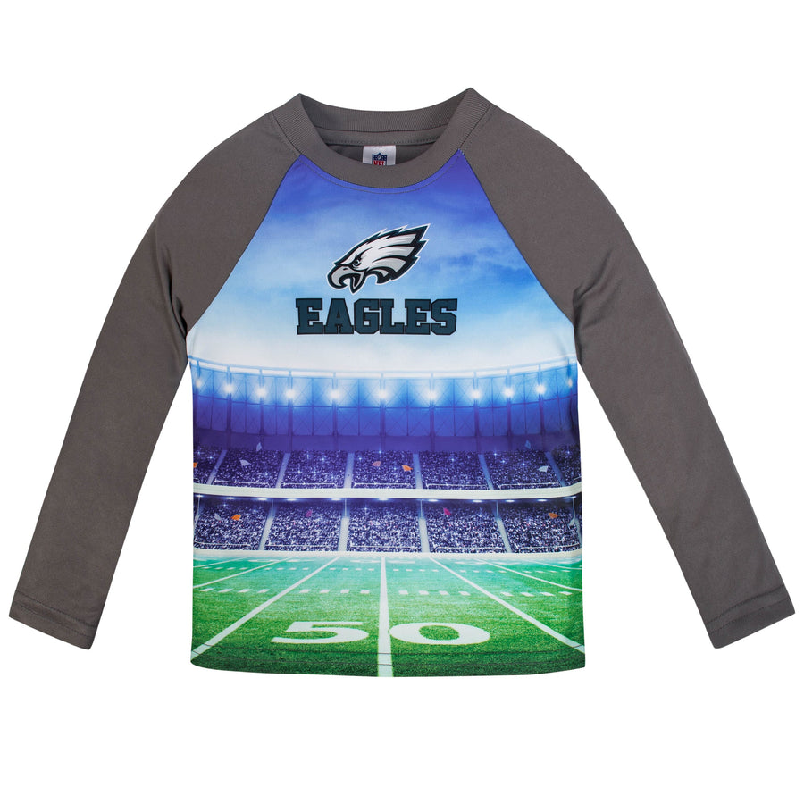Philadelphia Eagles Boys Long Sleeve Tee Shirt-Gerber Childrenswear