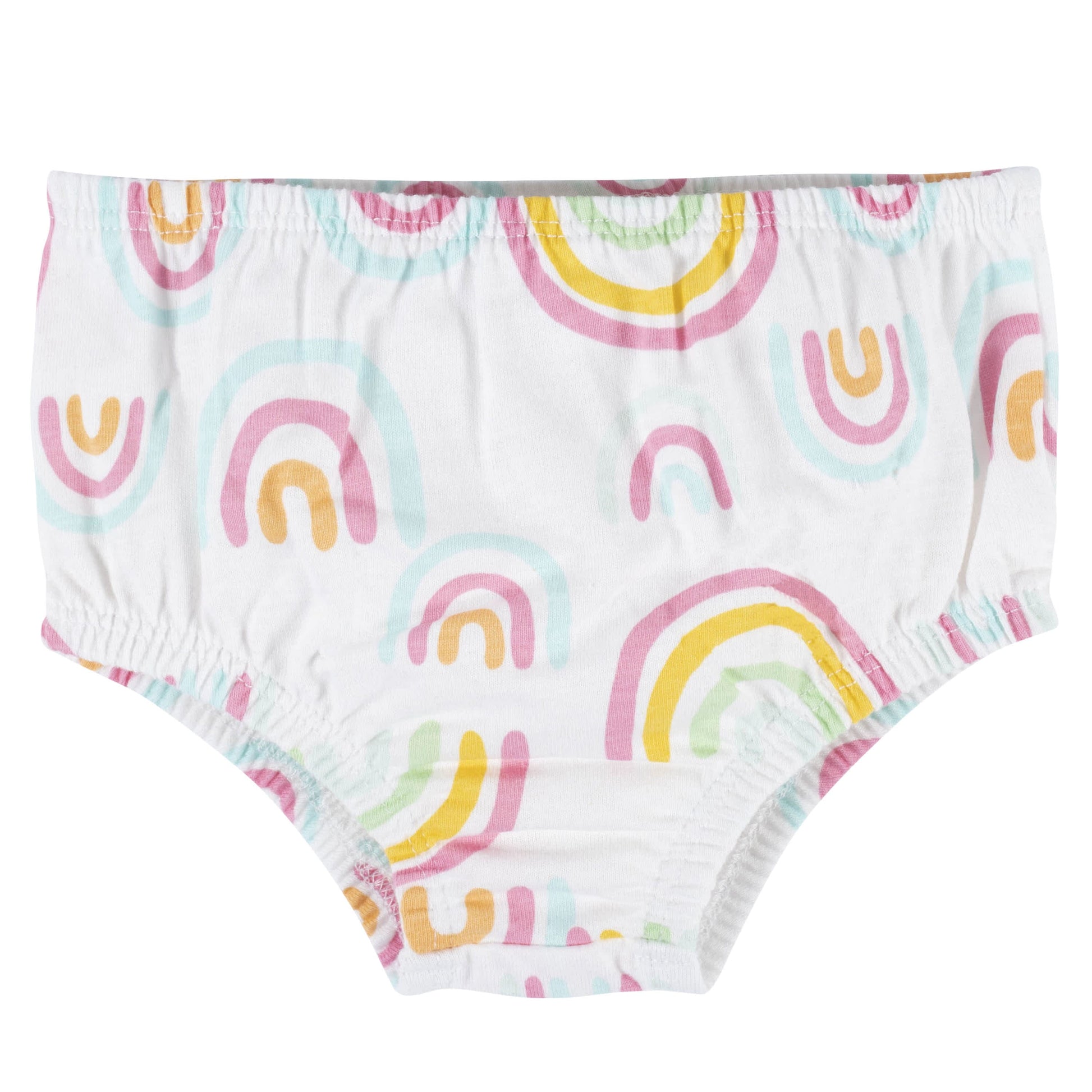 3-Piece Baby & Toddler Girls Dots Of Rainbows Dress, Diaper Cover & Sun Hat Set