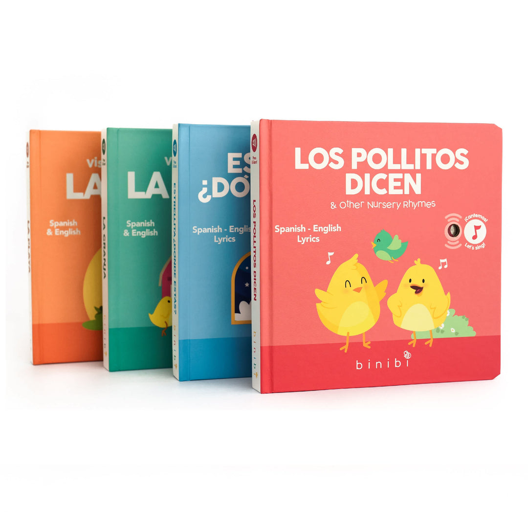 Baby Neutral Los Pollitos Dicen & Other Nursery Rhymes Bilingual Book