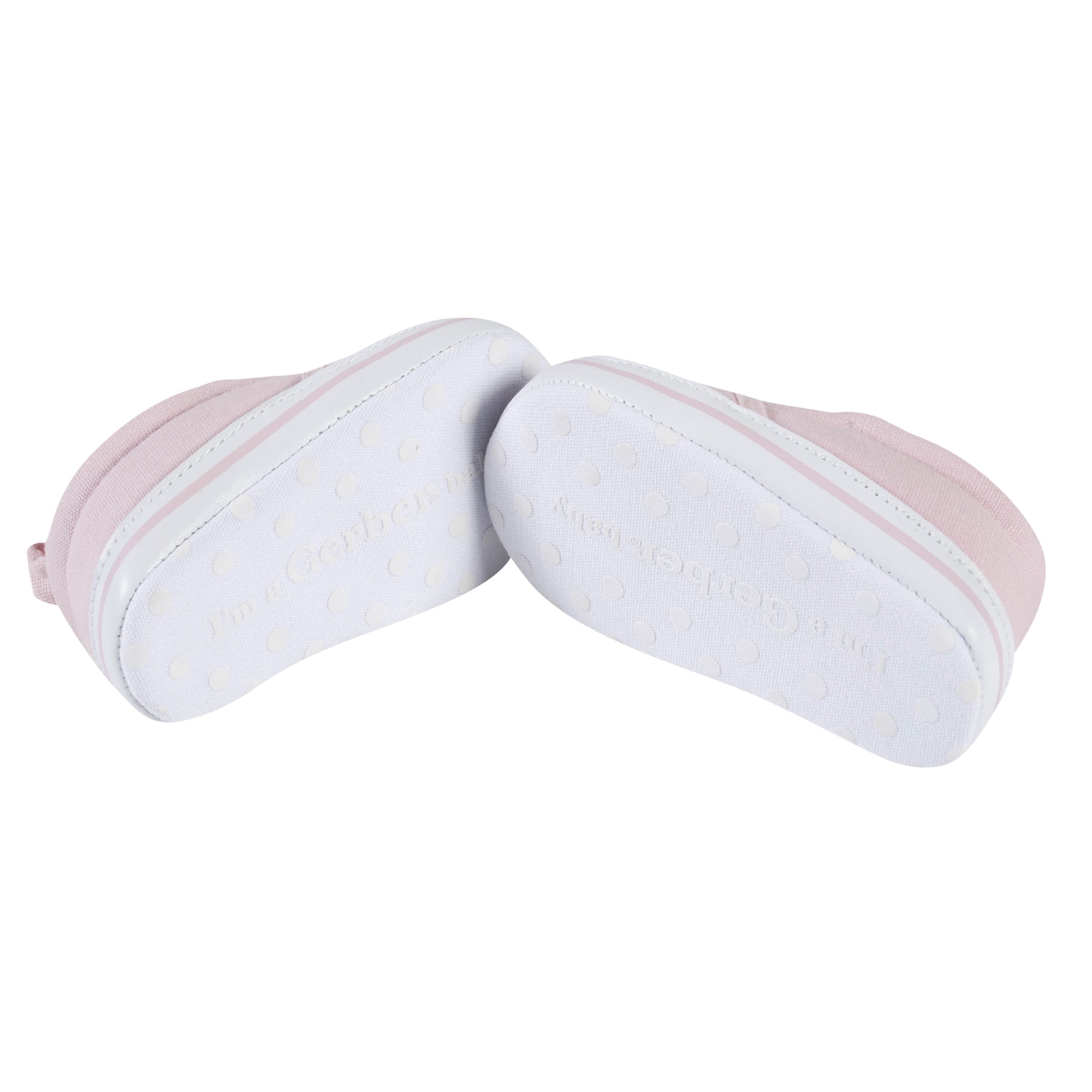 Baby Girls Pink Slip-On Sneaker-Gerber Childrenswear