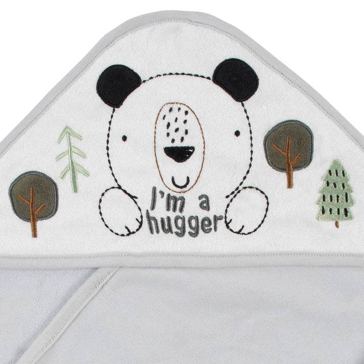 12-Piece Boys Bear Hooded Towel & Washcloth Set-Gerber Childrenswear