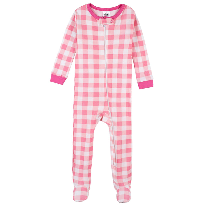 2-Pack Baby & Toddler Girls Summer Blossom Snug Fit Footed Cotton Pajamas-Gerber Childrenswear