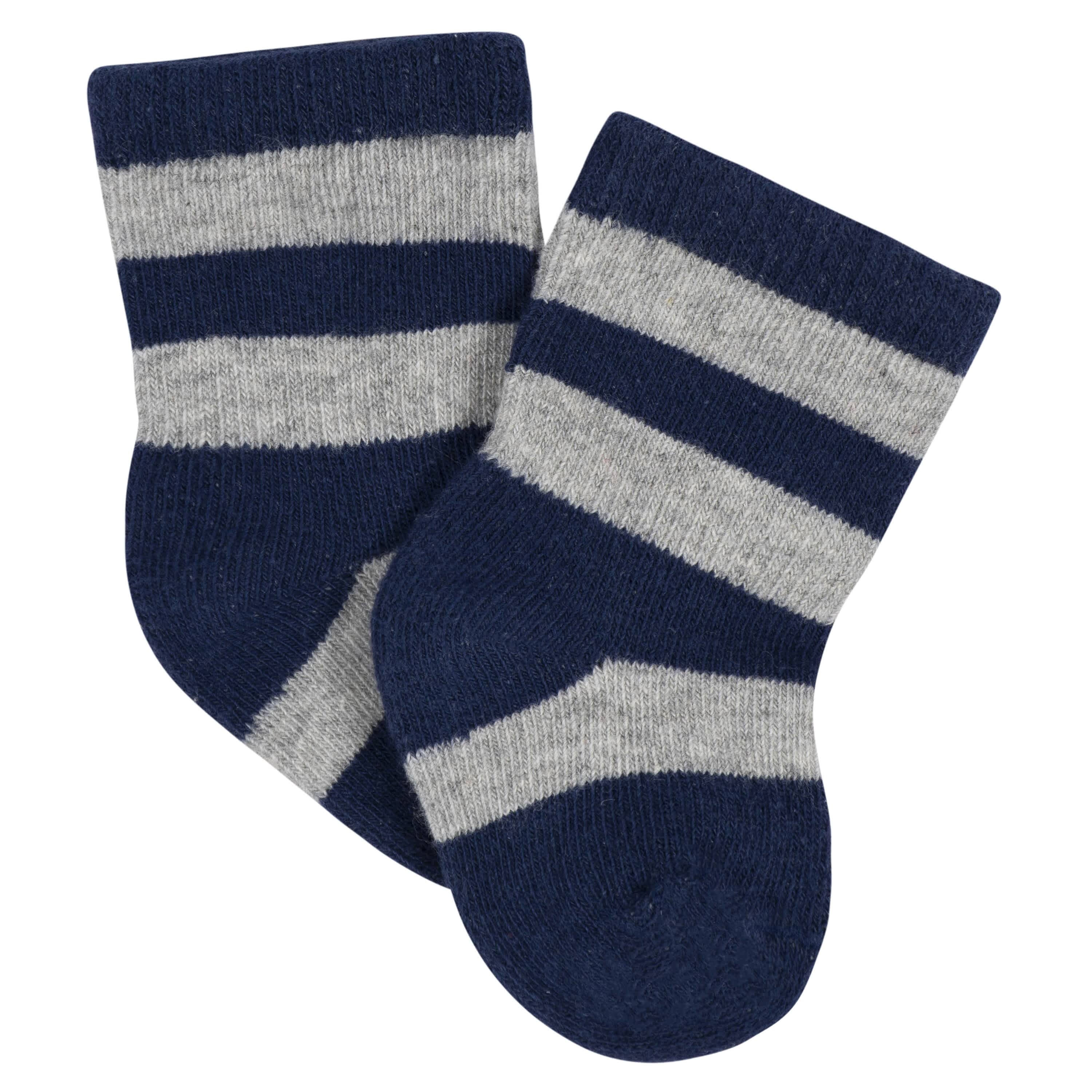 8-Pack Baby Boys Sports Jersey Wiggle Proof® Socks