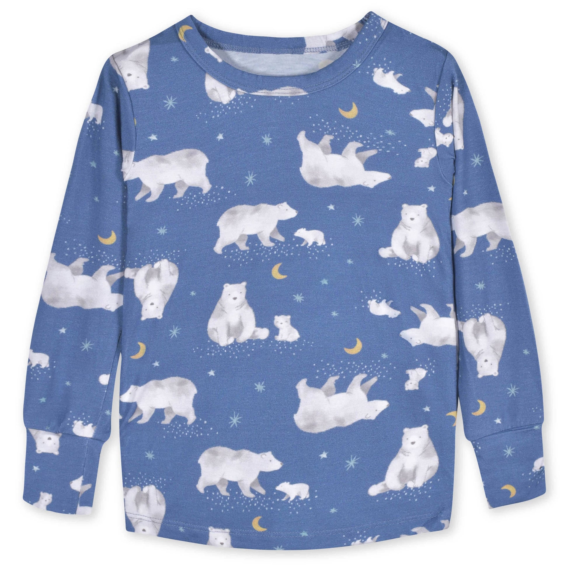 2-Piece Infant & Toddler Polar Bear Buttery-Soft Viscose Made from Eucalyptus Snug Fit Pajamas