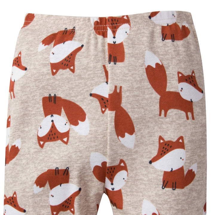 4-Piece Infant & Toddler Boys Fox Snug Fit Cotton Pajamas-Gerber Childrenswear