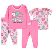 4-Piece Baby & Toddler Donuts Snug Fit Cotton Pajamas-Gerber Childrenswear
