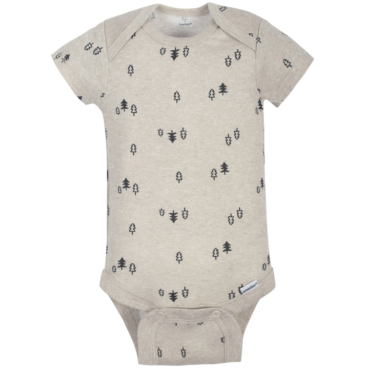 3-Pack Baby Boys Bear Short Sleeve Onesies® Bodysuits-Gerber Childrenswear